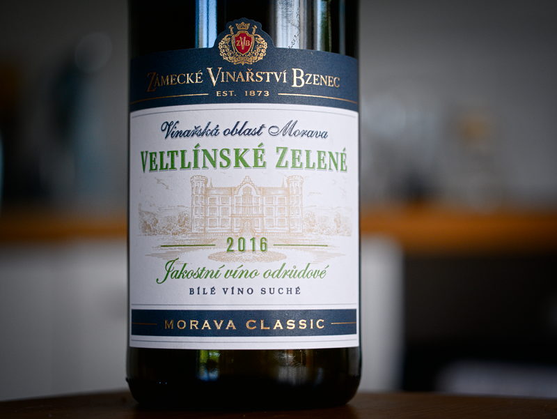 Bzenec Jakostní víno odrůdové Veltlínské zelené 2016