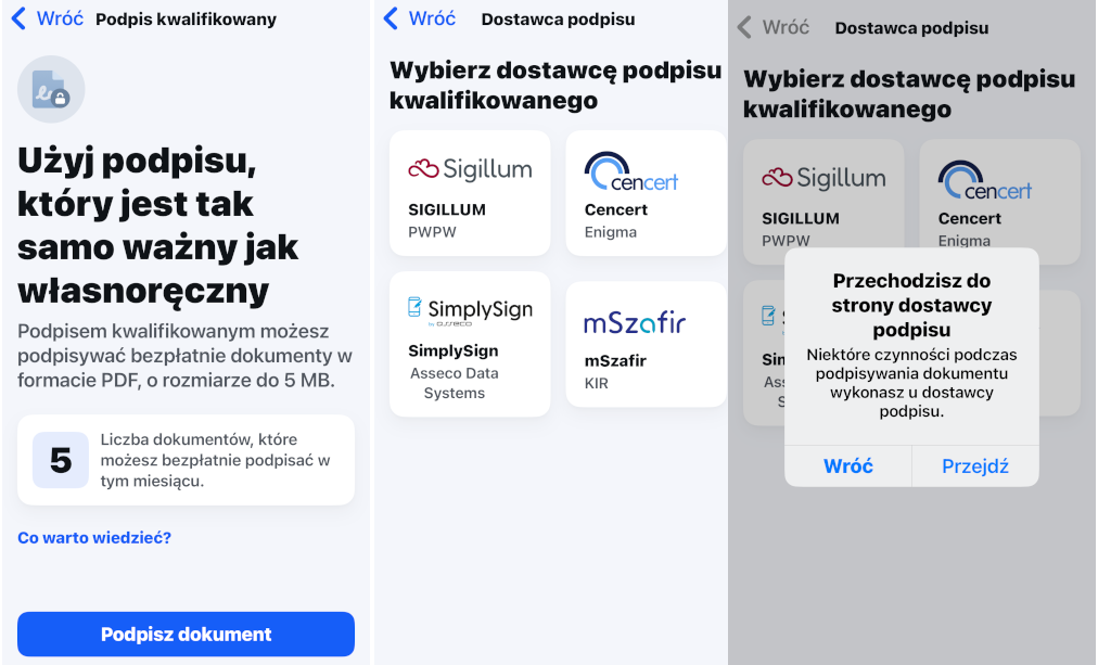 kwalifikowany podpis elektroniczny mObywatel